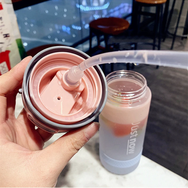 400/600 мл DIY наклейки бутылка для воды детей портативная посуда напитков Спортивная