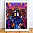 Поет, как птица Тики, зачарованная Тики, постер для комнаты, животное, птица, холст, живопись, Настенная картина, искусство, Декор, искусство