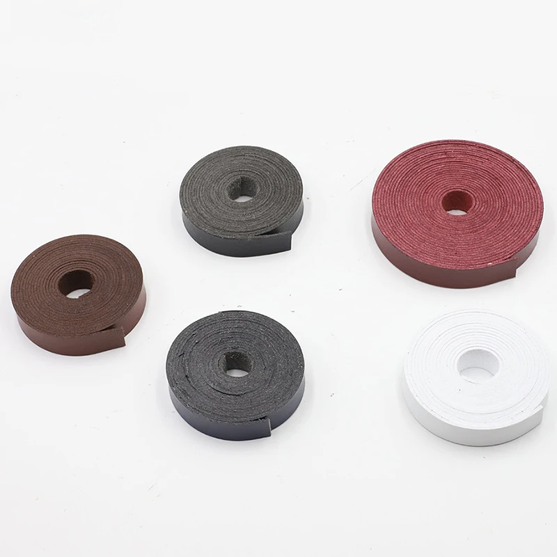 

2 Meters DIY Crafts PU Leather Strap Strip for Leather Crafts Belt Handle Bag DIY Accessories Supplies 1.5cm Wide