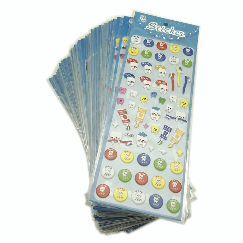 100 шт. стоматологический милый в форме коренного зуба мультфильм зубы потери