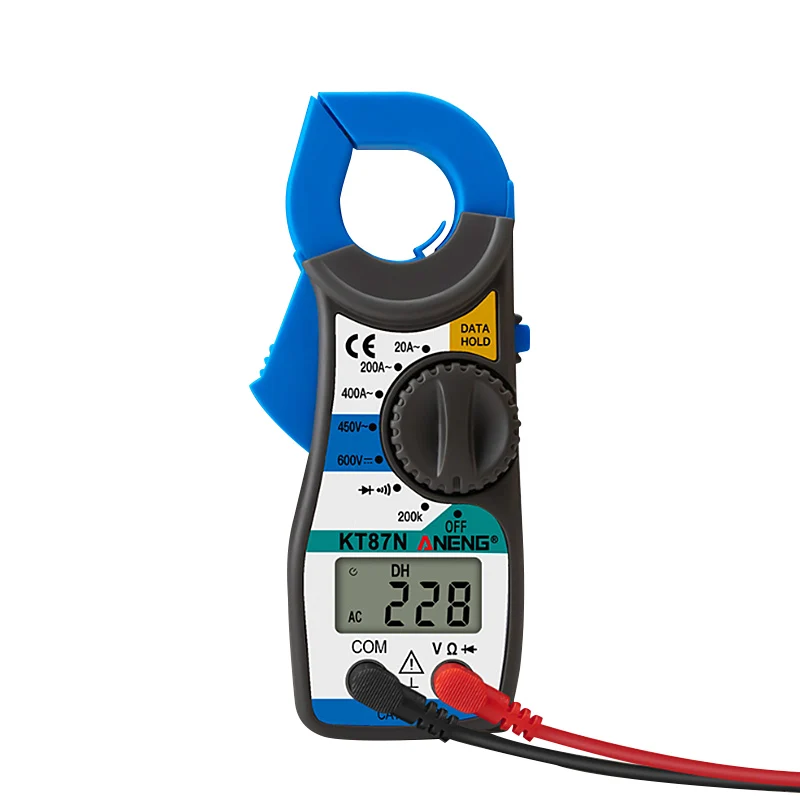 

Handheld Multimeter Clamp Meter Digital Voltmeter Ammeter Electrical Testing Instrument Portable Household Spannungsprüfer