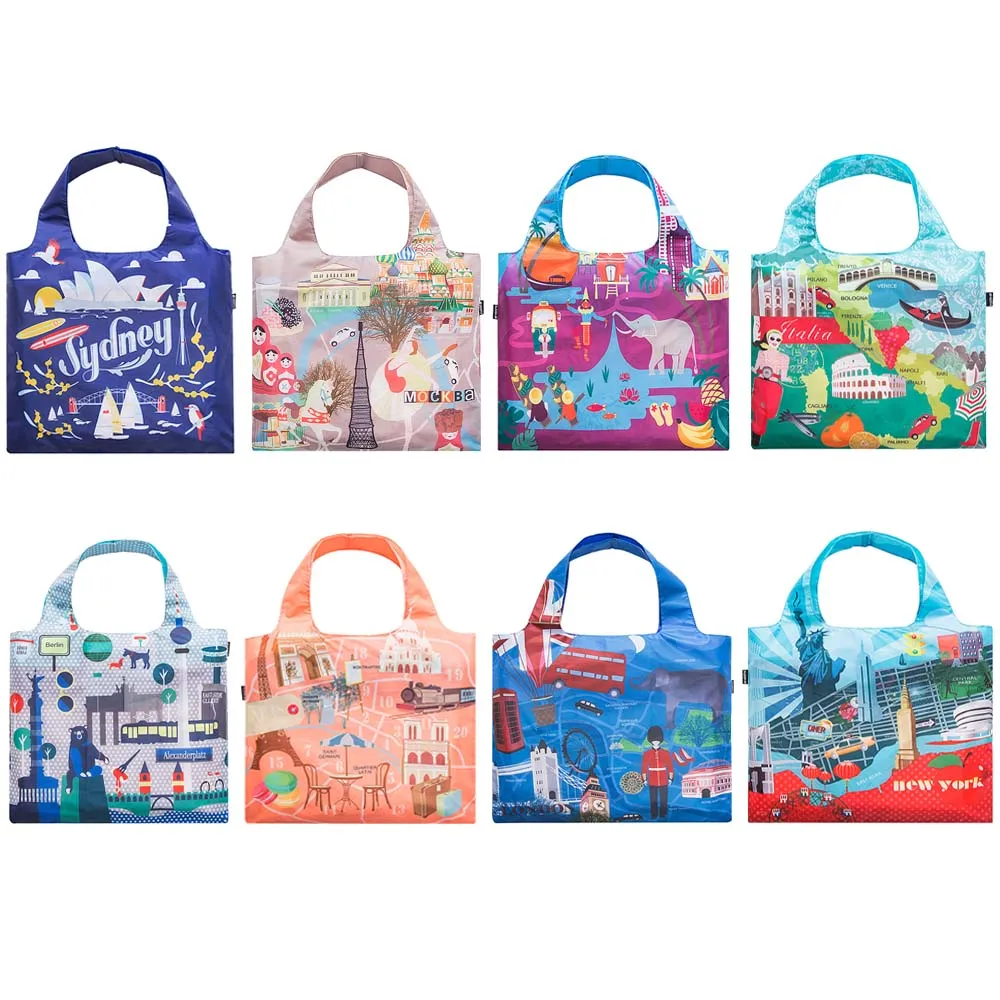 Складная сумка нейлоновая для покупок складная многоразовая большая