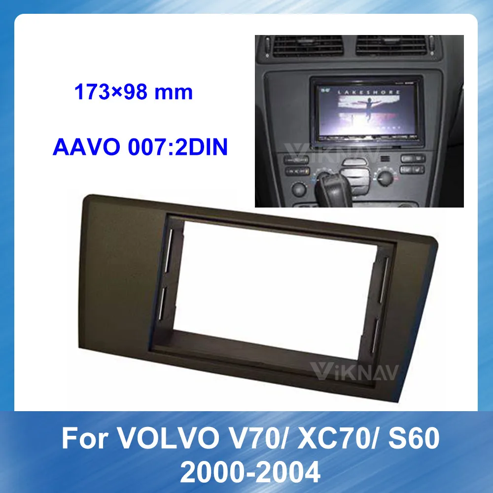 Автомобильный радиоприемник для Volvo V70 XC70 S60 2000-2004 DVD рамка комплект крепления