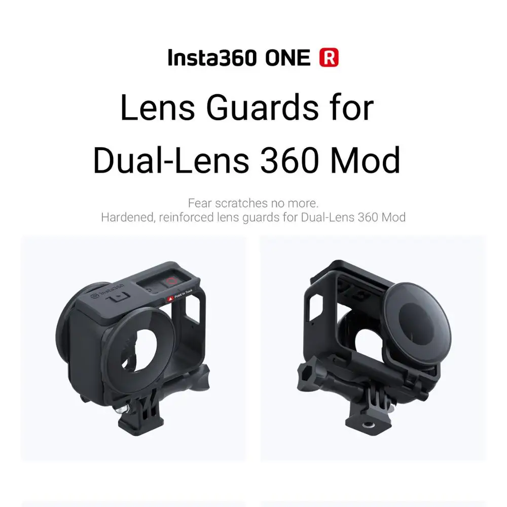 

Insta360 ONE R Lens Guards for Dual-Lens 360 Edition Lens Mod Glass Cover Cap