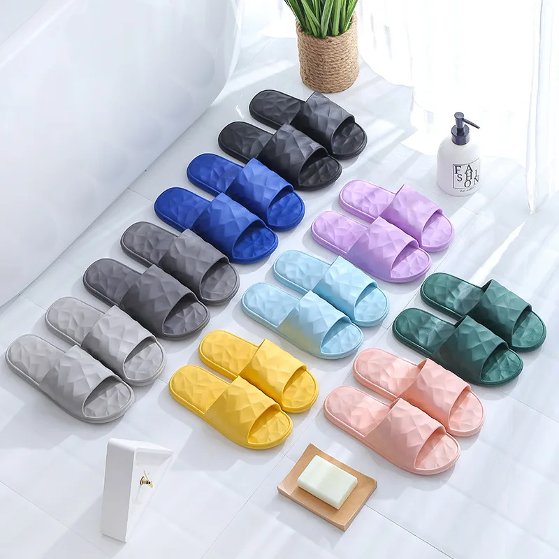 

New Summer Ladies Slippers, Soft Bottom, Thickened, Non-slip Soft, Couples Bathing At Home, Fashionable Sandals And Slippers