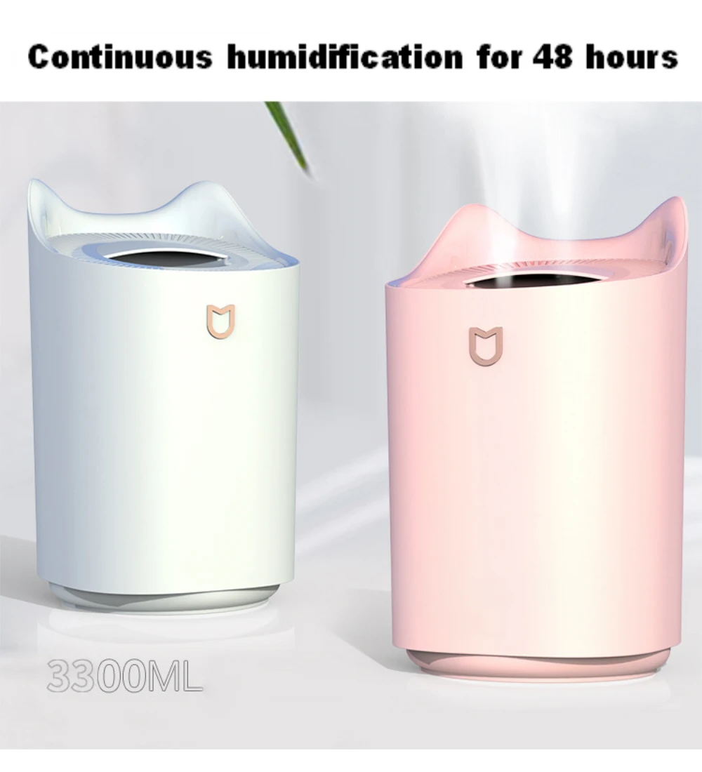 3L 2019 Новый большой емкости увлажнитель USB Настольный бытовой креативный