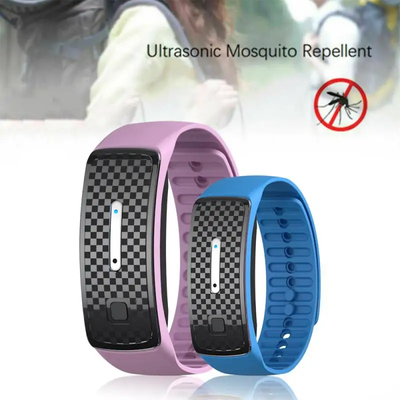 

NEW Ultrasound Mosquito Repellent Bracelet Outdoor Anti Insect Wrist Band Bug Repeller Fast Charge Repeller Wristband