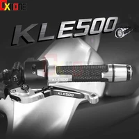 motorcycle aluminum brake clutch levers handlebar hand grips ends for yamaha kle500 kle 500 1991 2007 2005 2006 accessories
