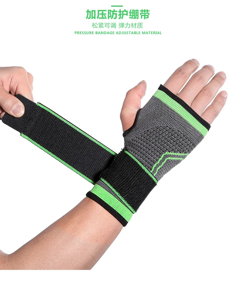 

2Pcs/Lot Sports Elastic Bandage Wrist Fitness Support Brace Compression Sleeve Wristband Arthritis Wraps Carpal Tunnel Strap
