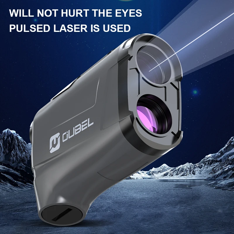 Телескопический лазерный дальномер OUBEL цифровой измеритель расстояния для охоты