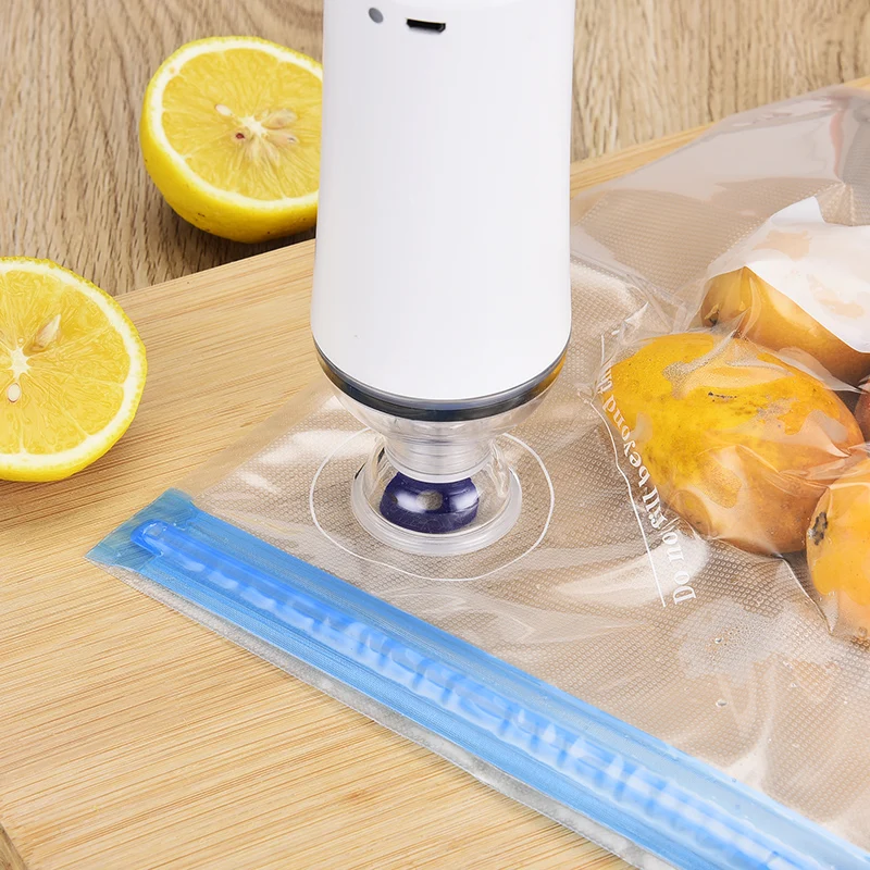 Вакуумные пакеты на молнии многоразовые пищевые вакуумные для портативного