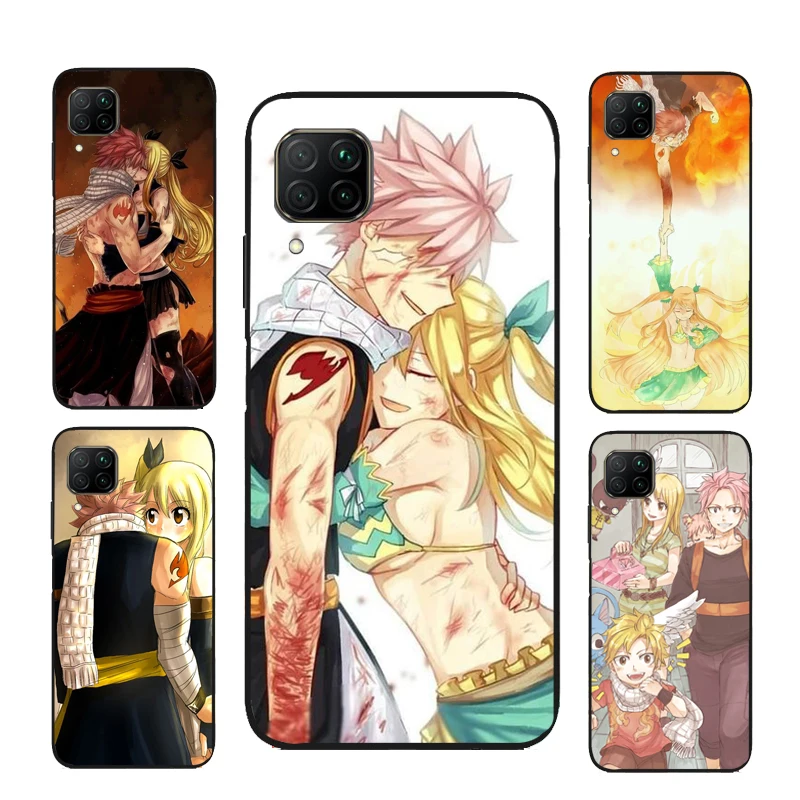 Чехол с надписью Fairy Tail Natsu Люси Love для Huawei P30 Pro Mate 20 Lite P20 P40 Nova 5T P Smart 2019 Honor 8A 8X 9X