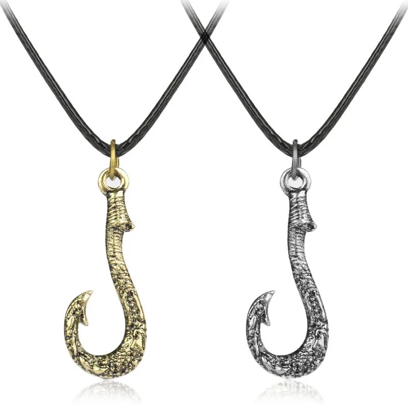 Аниме фильм Женщины Мужчины Моана Мауи Fishhook косплей ожерелье подвеска аксессуар