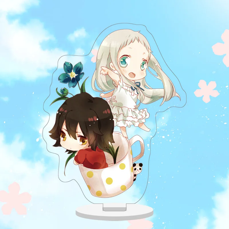 Аниме Anohana Honma Meiko Menma Yadomi Jinta 10 см милая фигурка на акриловой подставке настольная коллекция украшений модель игрушки
