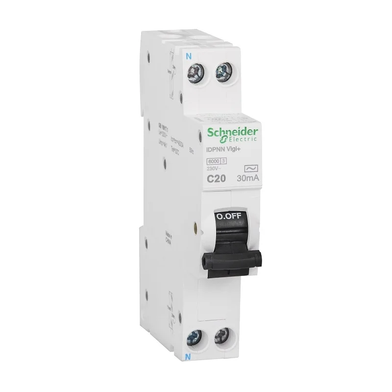 

Schneider electric Residual current protection circuit break iDPNN vigi+ 6KA 1P+N 6A 10A 16A 20A 25A 32A type C AC A9D956**