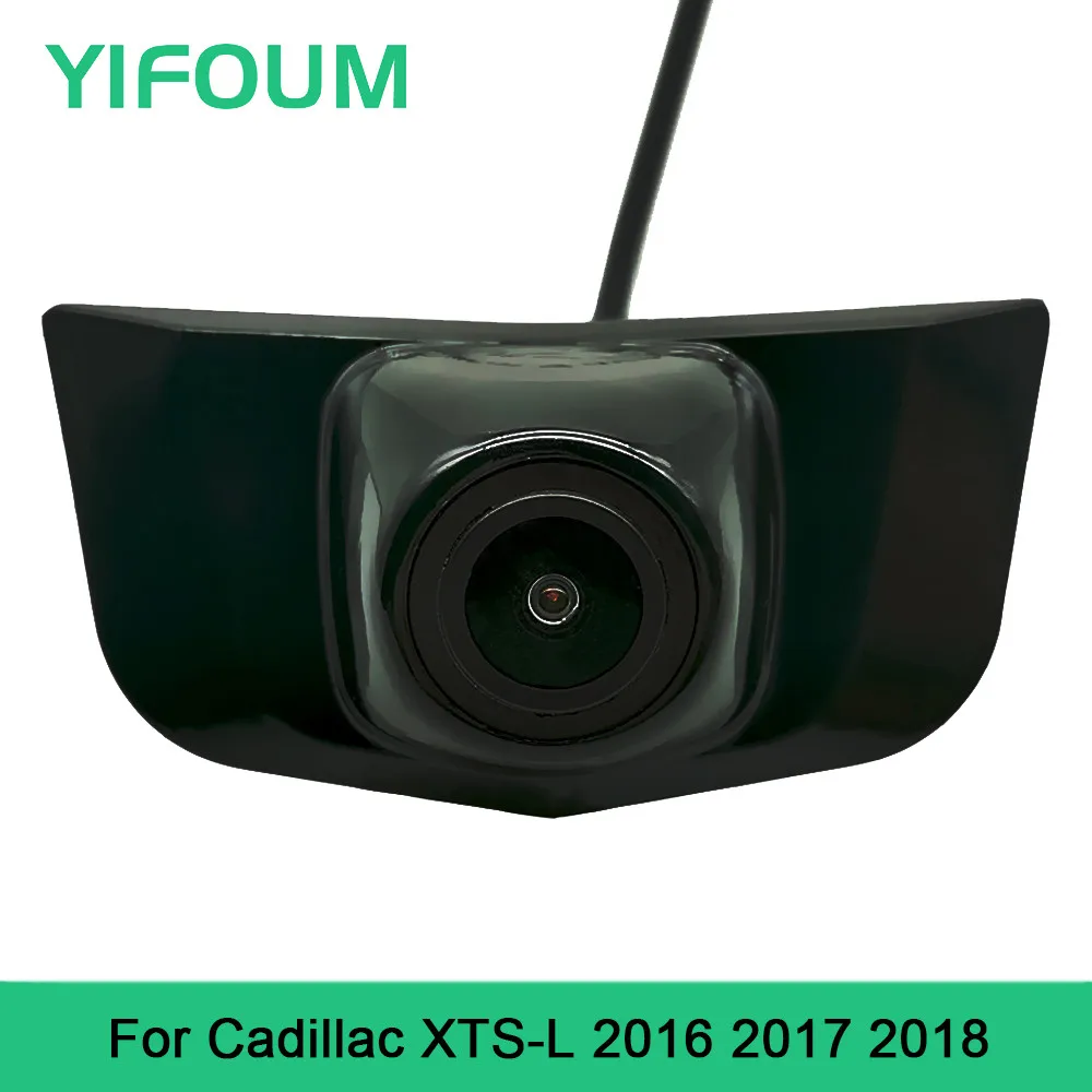 

YIFOUM HD CCD Автомобильная камера переднего вида для парковки ночного видения с положительным водонепроницаемым логотипом для Cadillac XTS xts-l 2015 2016 ...