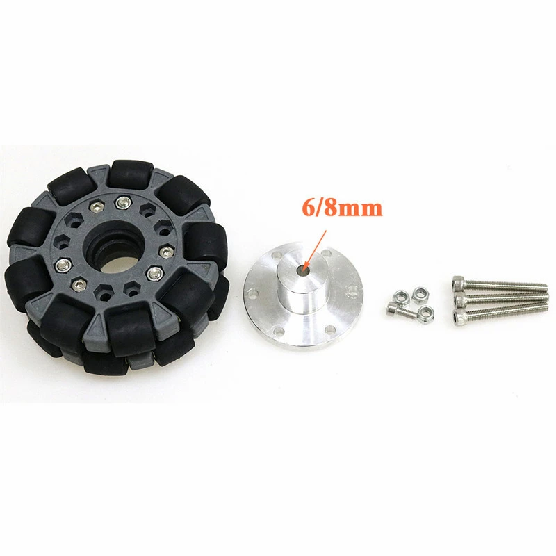 100 мм Mecanum Omni колеса 4 дюйма с 9 независимых Sub-колеса для DIY робот