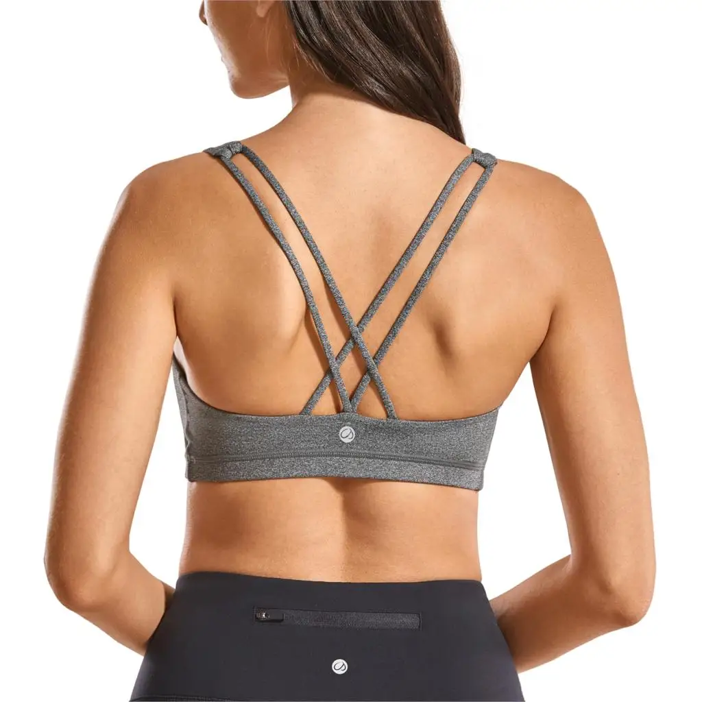 Heather Multi17 CRZ женский светильник для йоги, спортивный бюстгальтер для йоги - Цвет: Heather Multi17