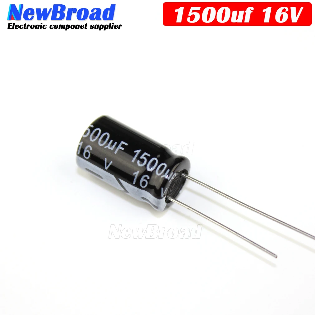10PCS Original aluminum electrolytic capacitor 1500UF 6.3V 10V 16V 35V plug-in multi specification 8*16 8*12 8*20 16*25 10*17MM |