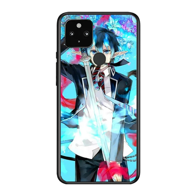 

Hot Anime Okumura Rin Soft TPU Silicone Black Cover For Google Pixel 5 4A 5G 4 XL Phone Case
