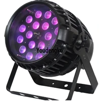 6 pieces ip65 zoom led 1818w par light rgbwa uv 6 in1 led zoom par light waterproof outdoor led par lights with zoom