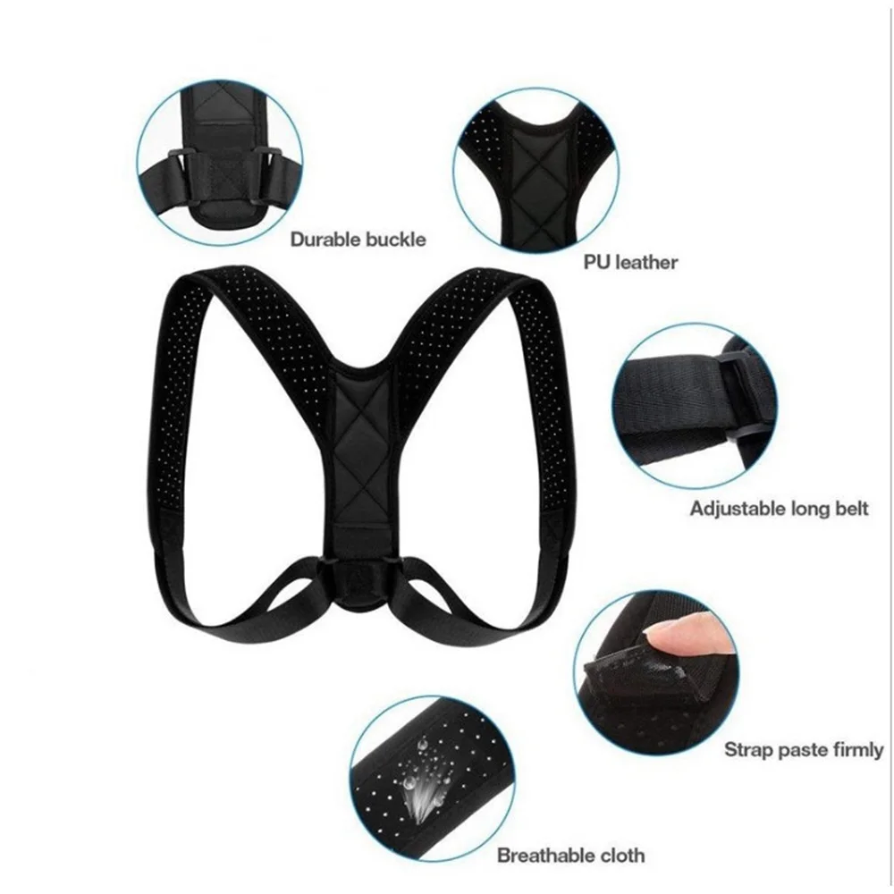 Поддерживающий Пояс AO FEI TE регулируемый Корректор осанки ключицы позвоночника