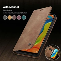 Magnetic Leather phone Case For Huawei P30 P20 P40 lite Pro Retro case for Smart 2019 mate pro Wallet Card Flip Stand Cover