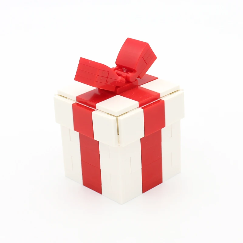 

Exquisite Ring Jewelry Box New Bow Style Building Block Brick Assembles MOC DIY Parts Creative Toys For Proposal Christmas Gift