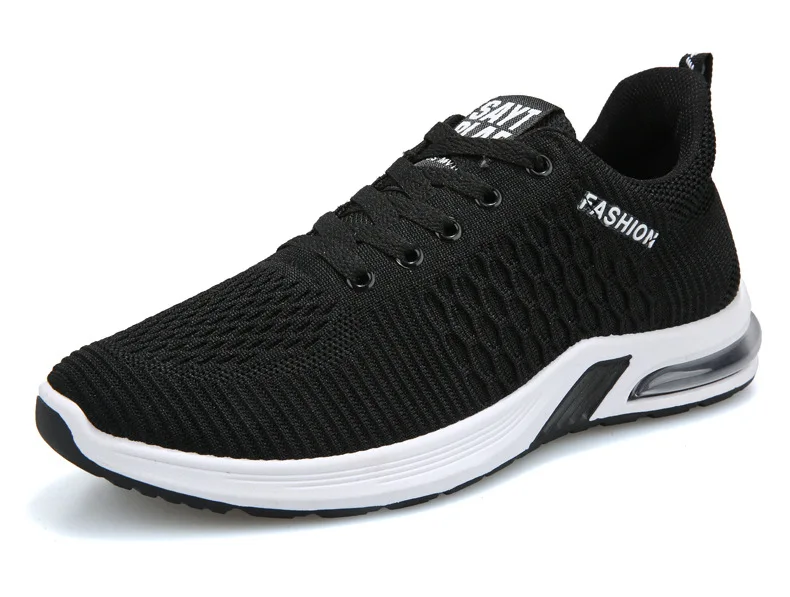 

Fashion Sneakers Men Vulcanized Shoes Air Mesh Mens Trainers Light Casual Shoes Men Black Casual Tenis Masculino