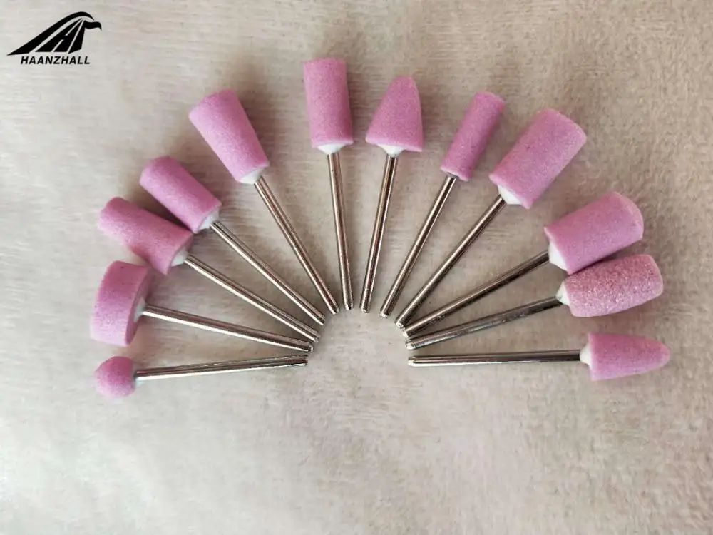 12 шт. мини набор сверл для ногтей кварцевые абразивные инструменты электрические