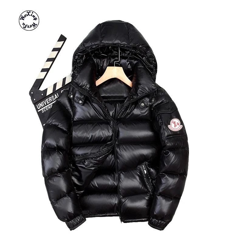 

2021 New bright white duck down jacket for men and women XS 4XL