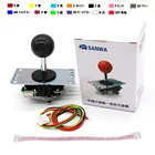 Оригинальный японский джойстик Sanwa JLF TP 8YT файтинг качалка с Topball 5pin провод Jamma аркадная торговая игра ПК PS3 XBOX комплект сделай сам