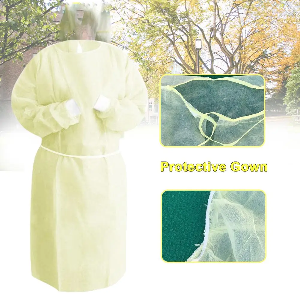 Унисекс санитарный защитный комбинезон костюм на молнии одноразовый