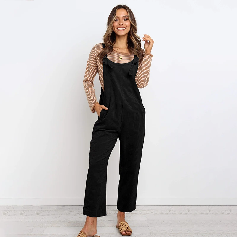 Женский комбинезон на лямках без рукавов размеры до 3XL|Женские комбинезоны| |