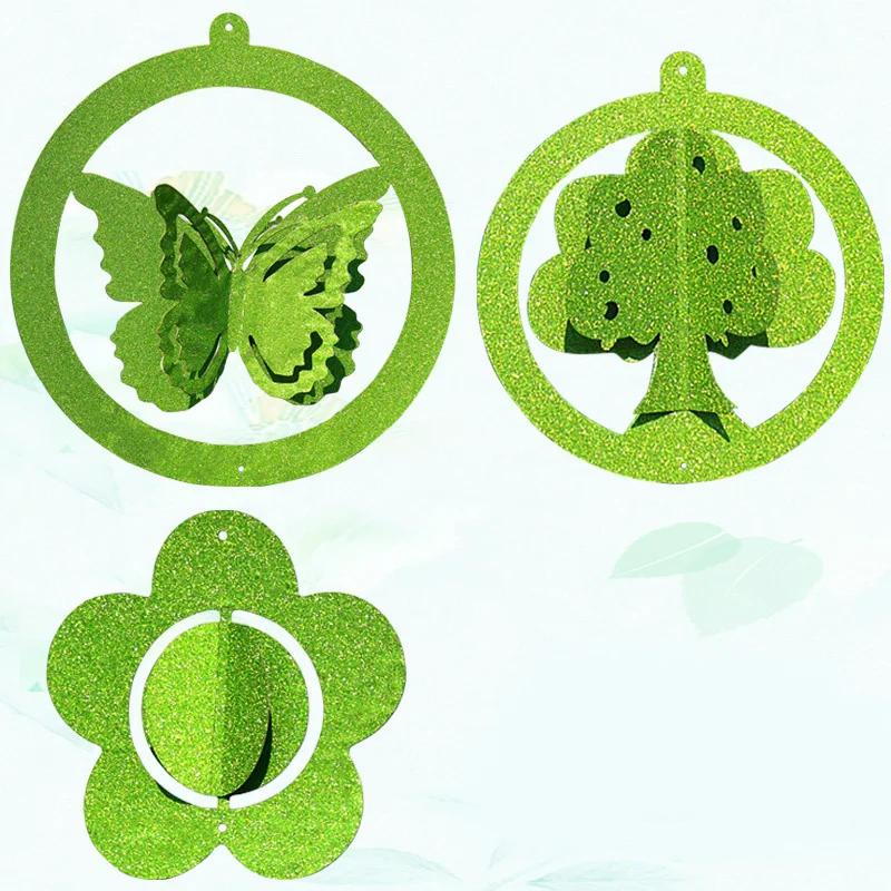 3D Блестящая бабочка цветок орнамент Праздник Рождественская вечеринка классное