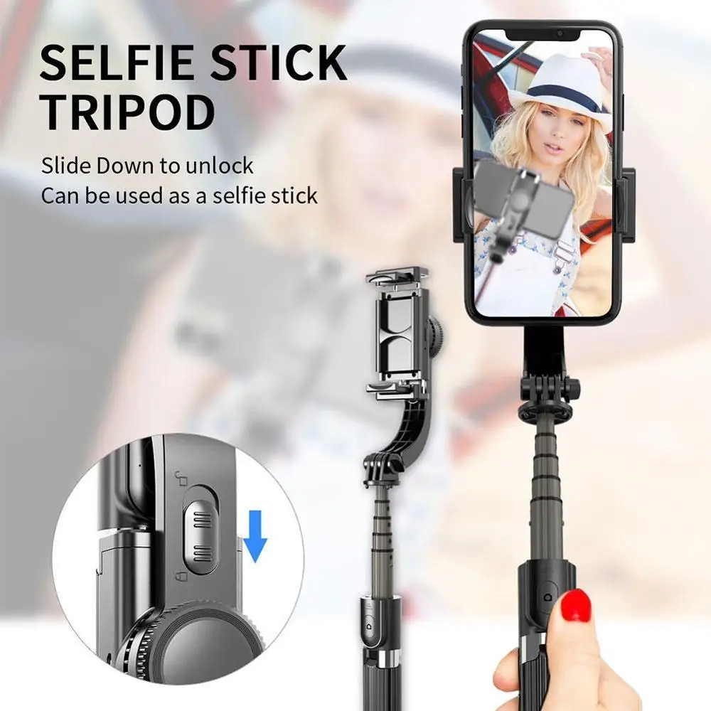 

3D Stabilizer Smart Bluetooth Handheld Smooth Gimbal Vlog Universal Video Phone Wireless Stream Record Stick Selfie Live