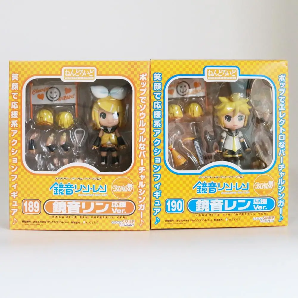 2 шт./компл. классический Vocaloid Idol GS Company Nendo Kagamine Rin Len 189 190 Веселая японская версия