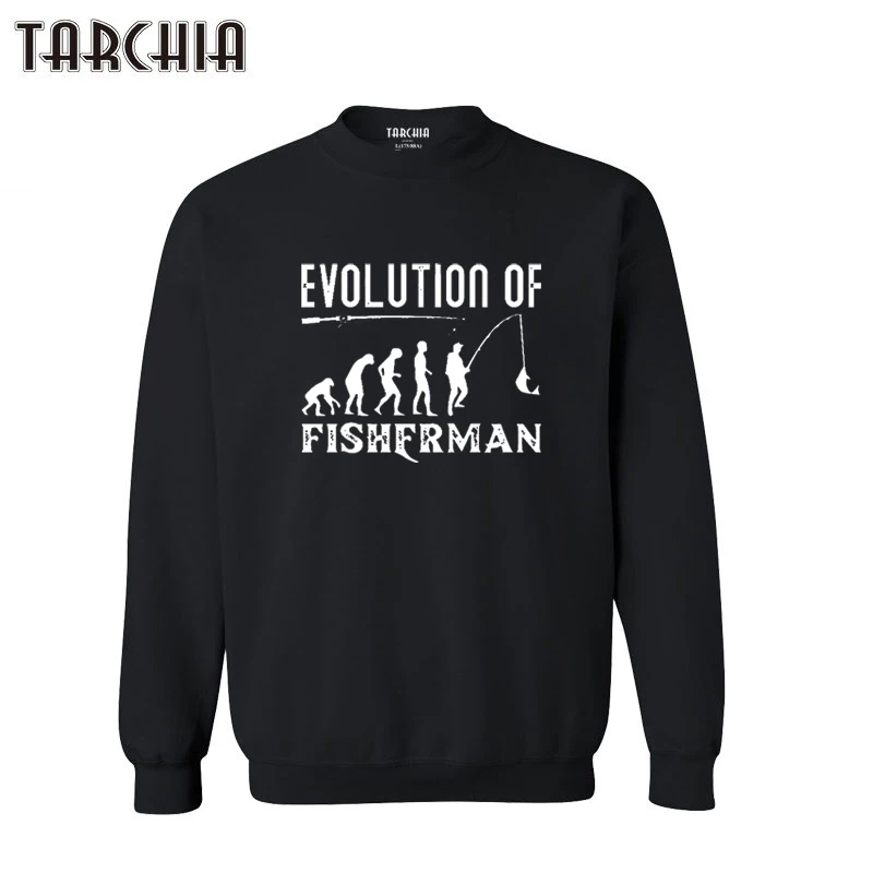 

Мужская толстовка TARCHIA 2021, Свитшот в стиле эволюции рыбака, весенние повседневные толстовки большого размера, крутой спортивный костюм с пр...