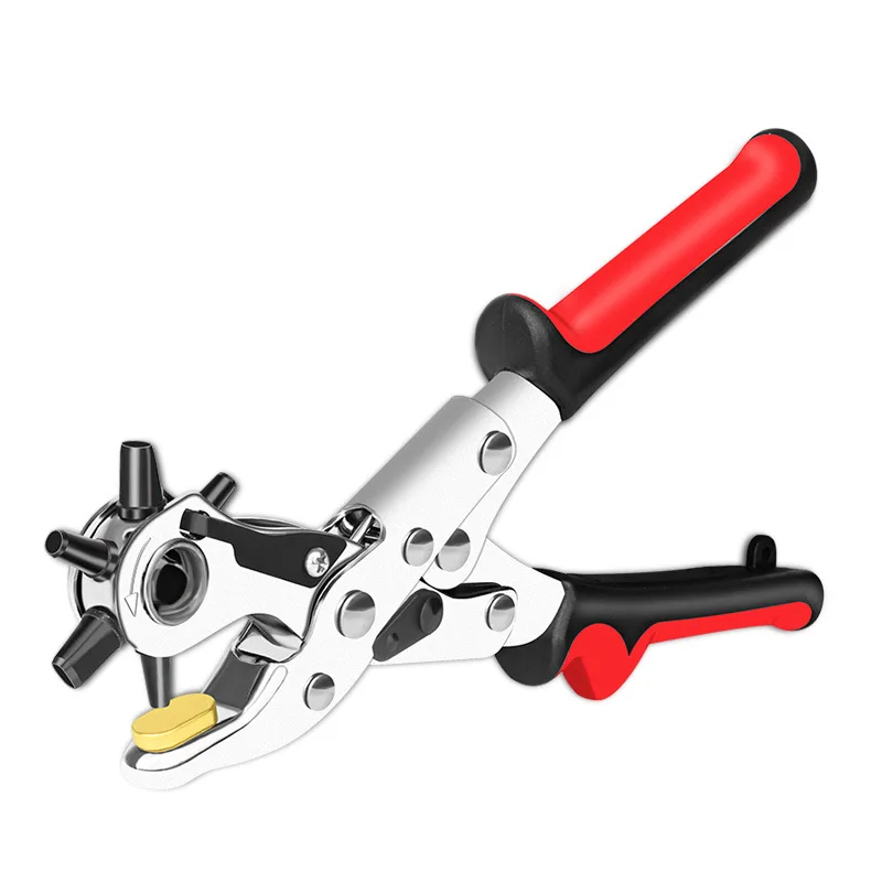

Tool For Leather Hole Punch Household Pliers Multifunction Skin Watch Strap Waistband Leather Watch Bag Hole Punch 6 Sizes