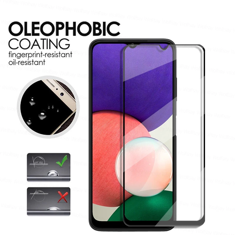 for samsung galaxy a22s 5g glass screen protector for samsung galaxy a22s 5g tempered glass protective phone film samsung a22s free global shipping