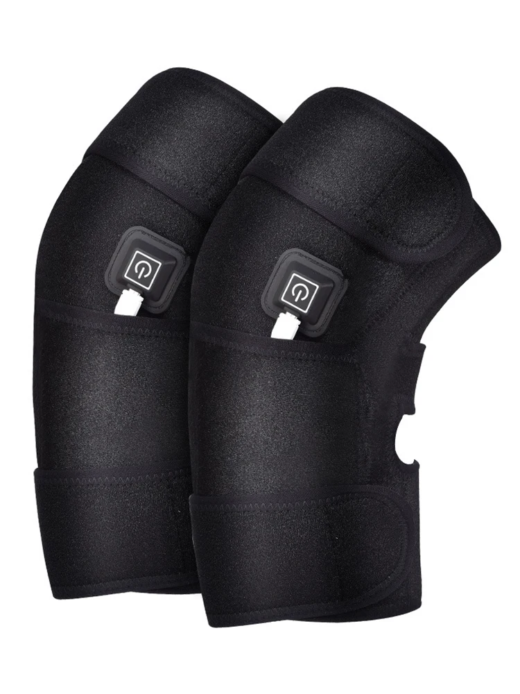 Наколенник дышащий удобный магнитный терапевтический Бандаж на колено с USB