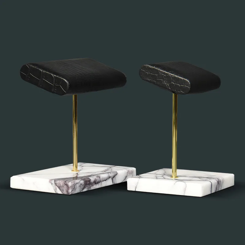

Natural marble watch display stand watch support storage props couple watch display display shelf window display rack