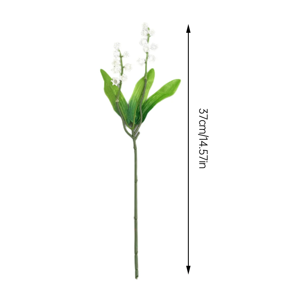

Artificial Flower Lily Of The Valley Silk Bouquet For DIY Living Room Home Garden Wedding Party Decorative Centrepieces Decor