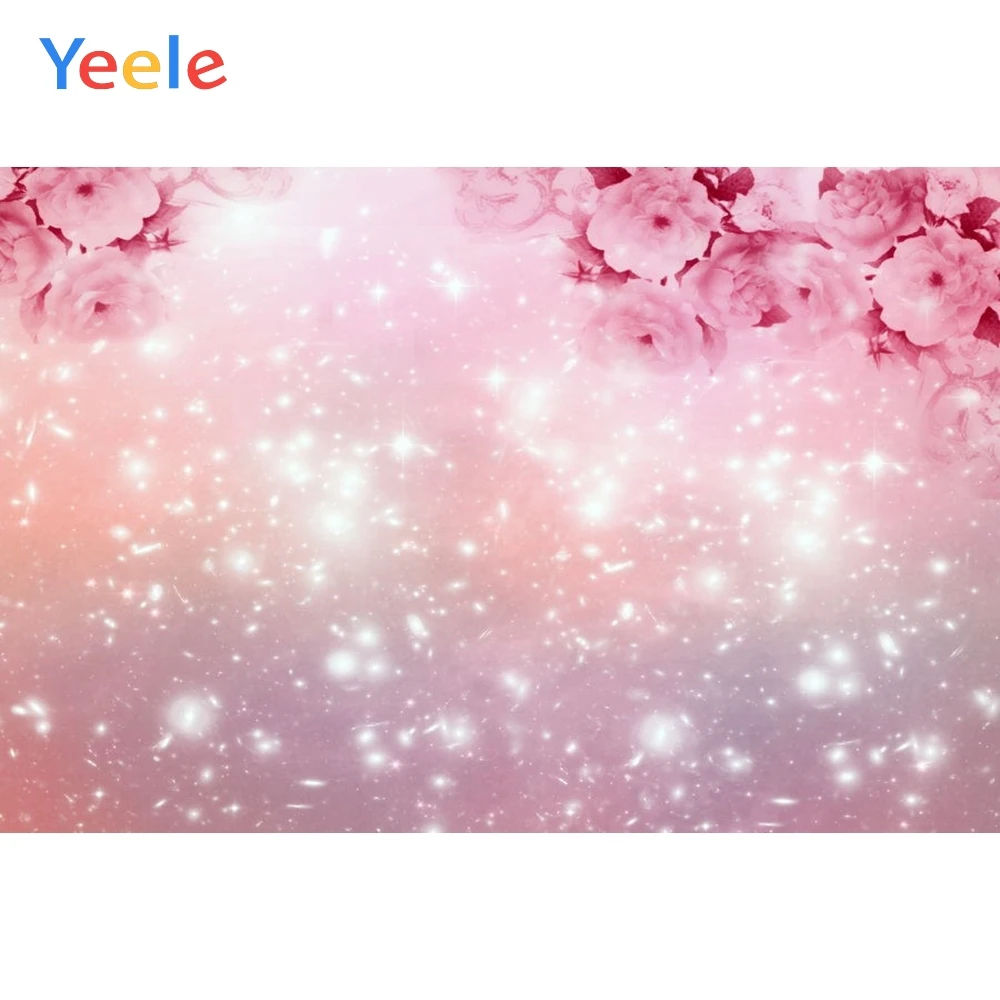 

Yeele Snow Flowers Pink Baby Portrait Scene Photocall Photography Backgrounds Photographic Backdrops Props For Photo Studio