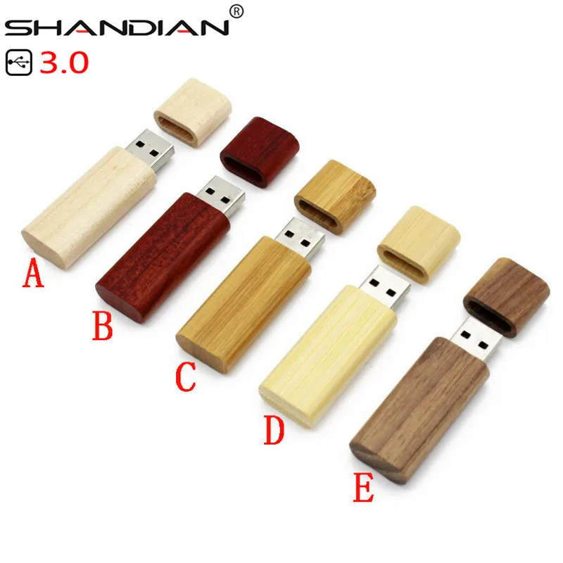 USB флеш накопитель SHANDIAN деревянный 4/16/32/64 ГБ usb 3 0|USB флэш-накопители| |