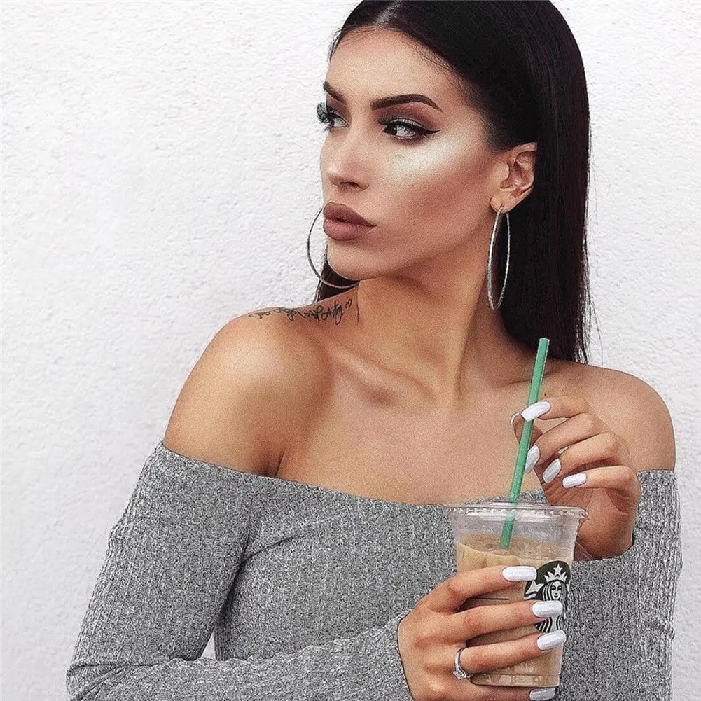 Комплект из 2 предметов сексуальный женский укороченный топ с открытыми плечами