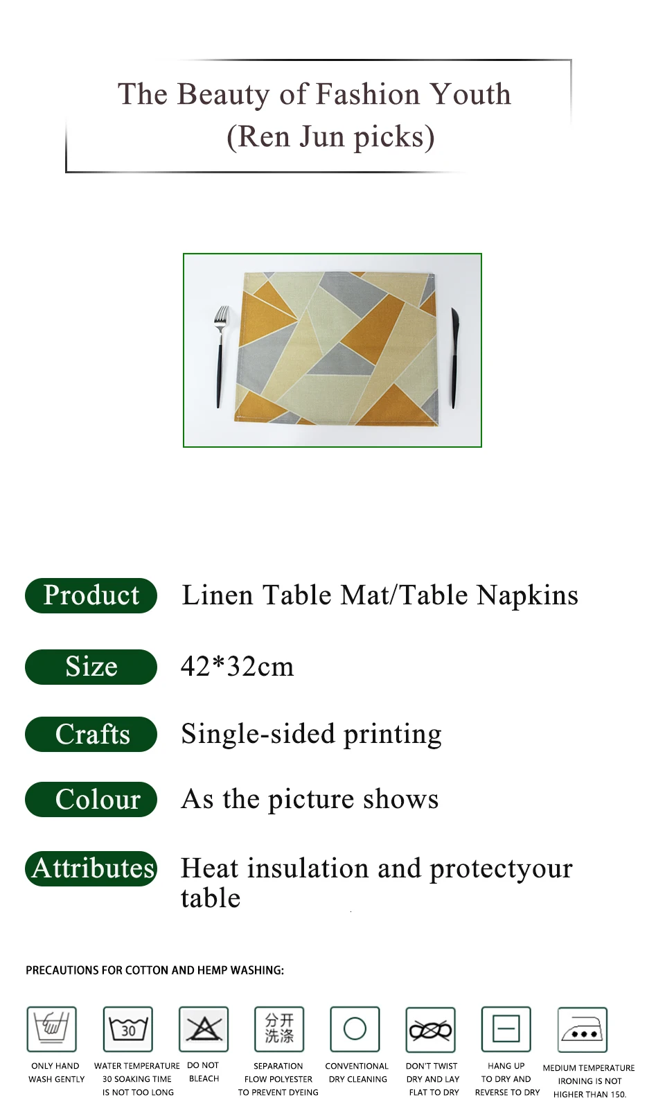 Nordic Kitchen Table Mats Flower American Placemats Cup Coaster Rectangle Kitchen Placemat Doily Manteles Individuales De Mesa