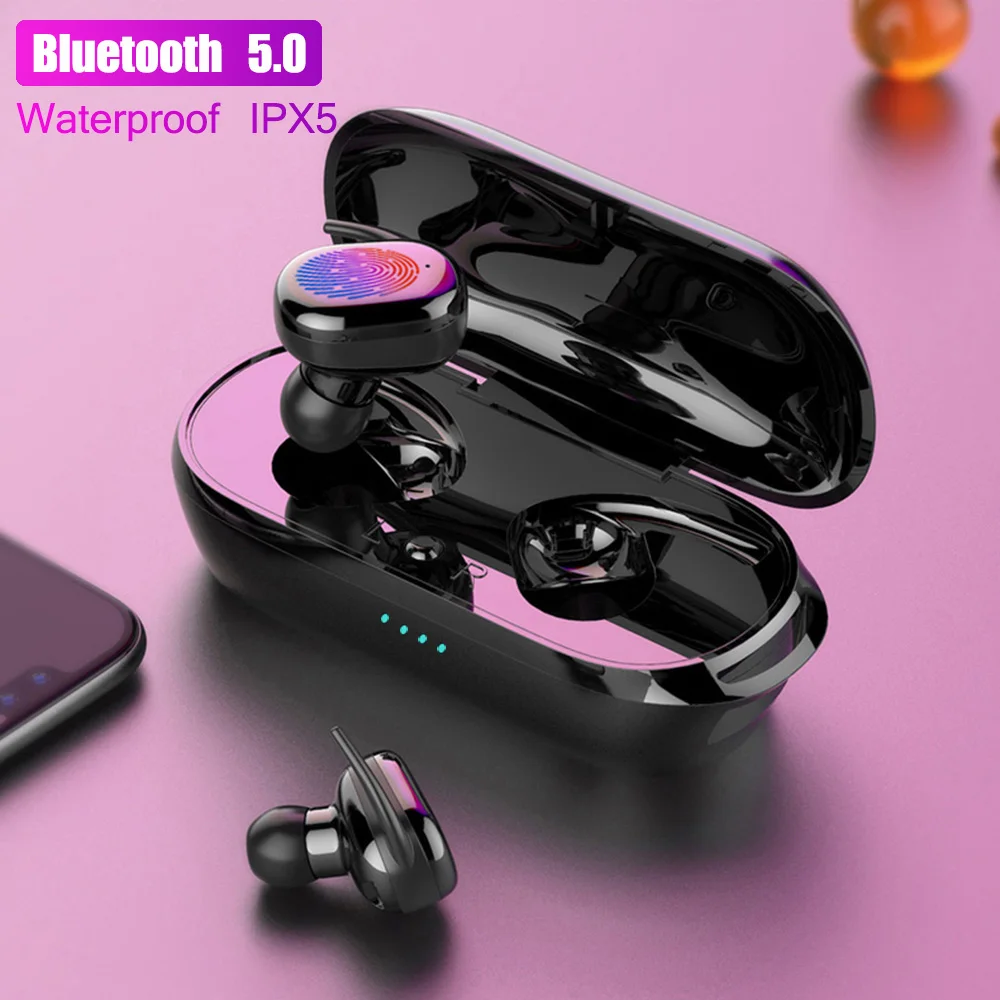 Y30 TWS наушники Bluetooth 5 0 беспроводные 4D стерео отпечатков пальцев Сенсорное