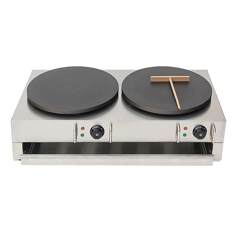 Коммерческая электронная блинная машина с двойной горелкой 220 В/110