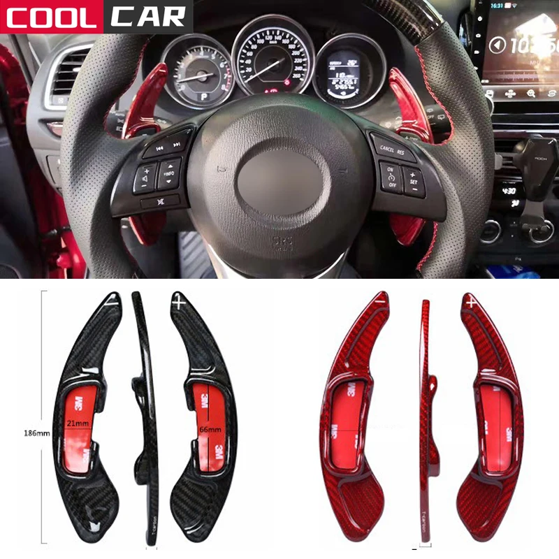 2 шт./лот стайлинга автомобилей Реальные углеродного волокна рулевое колесо